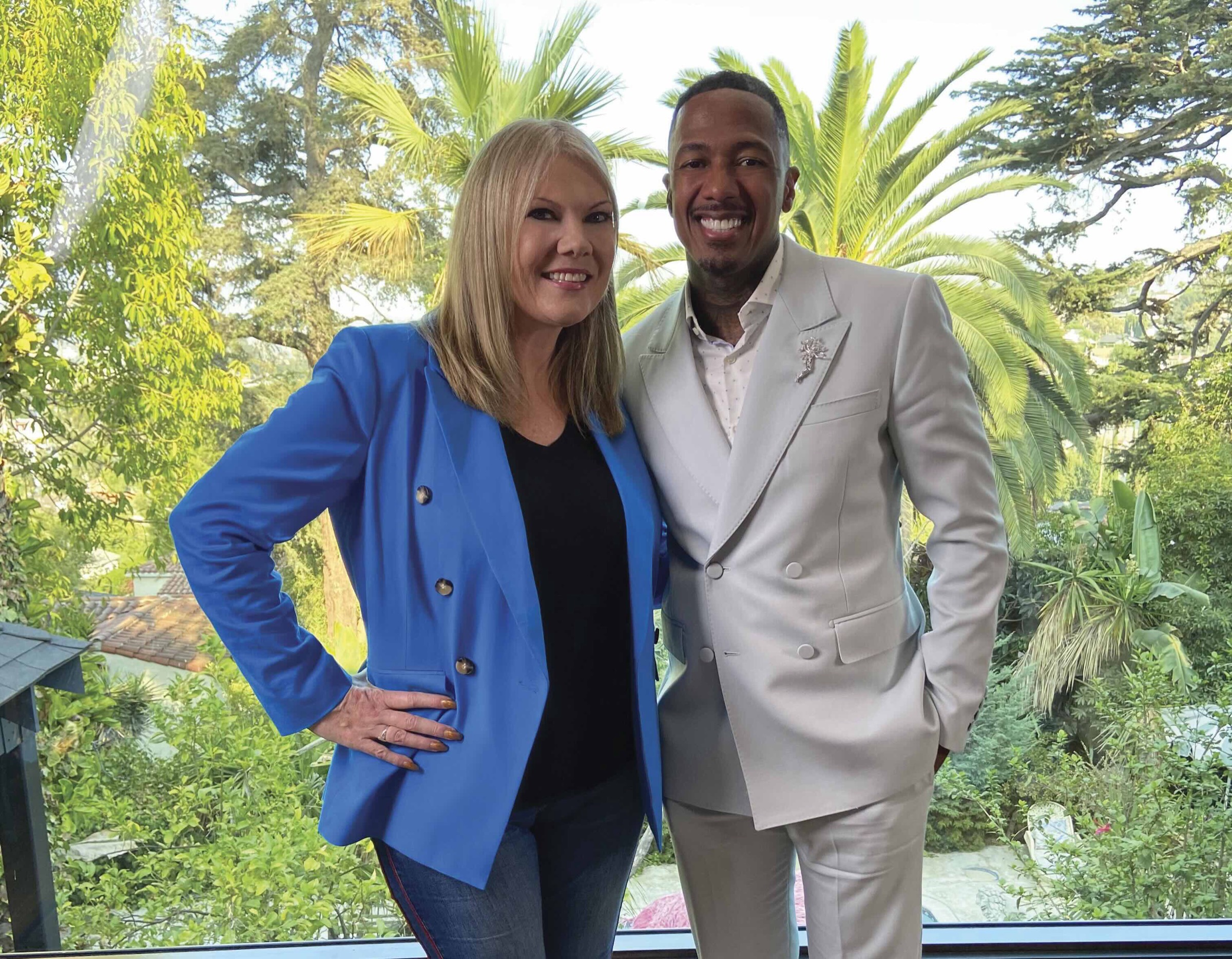 Kerrie Brown and Nick Cannon