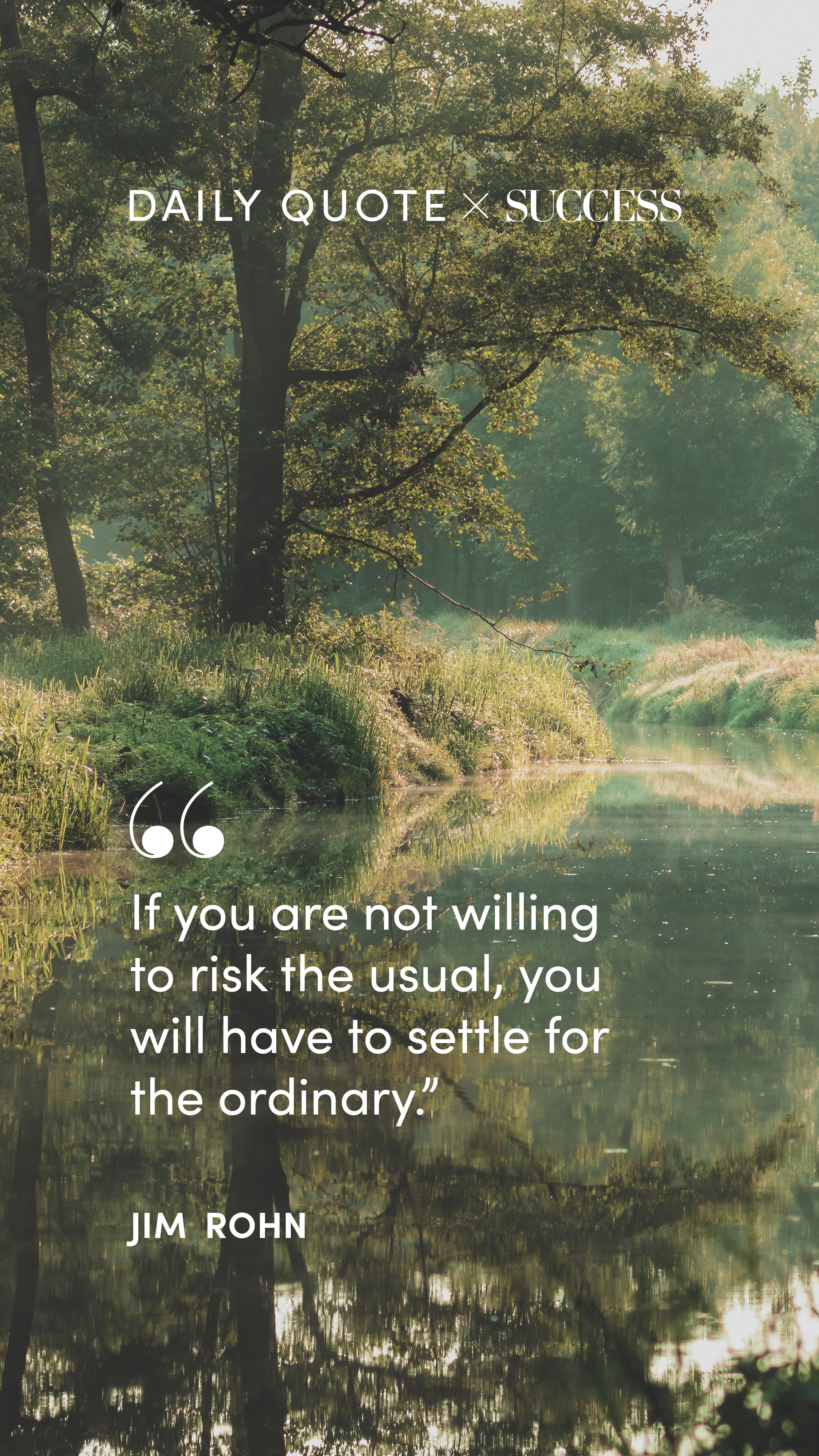 Quote graphic from Jim Rohn on Take Action