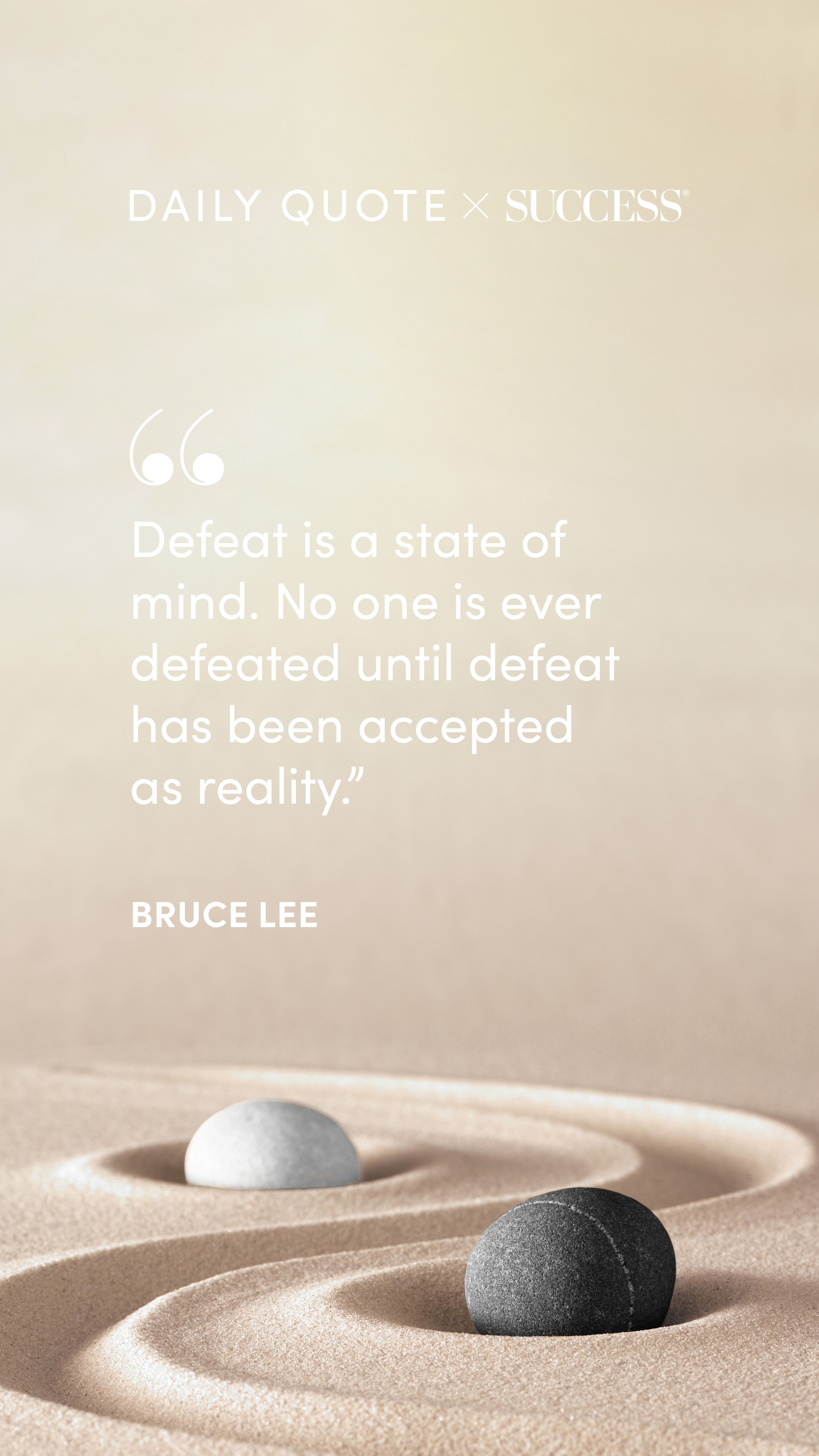 Quote graphic from Bruce Lee on Find Your Edge