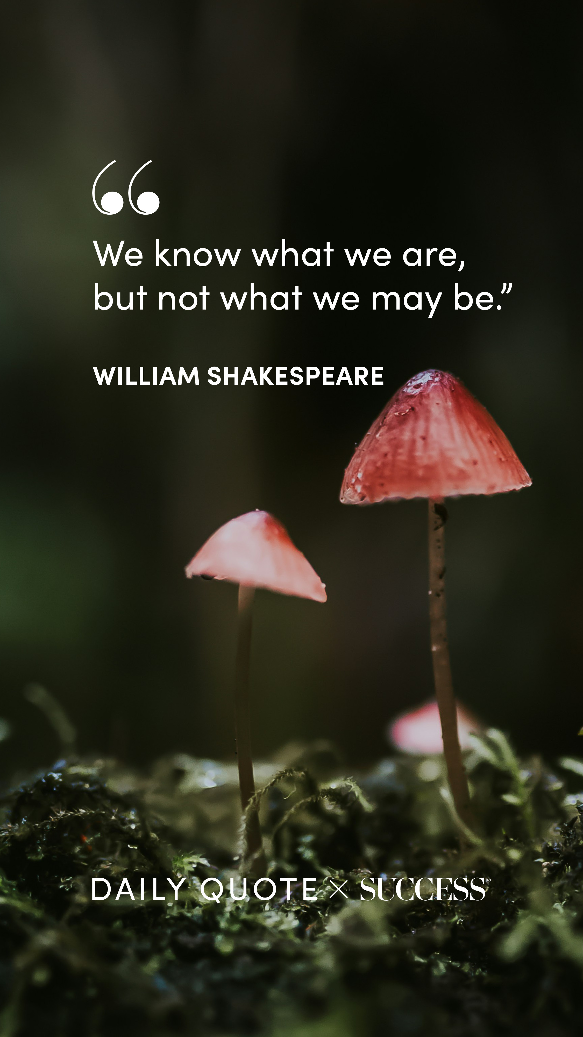 Quote graphic from William Shakespeare on Dream Bigger