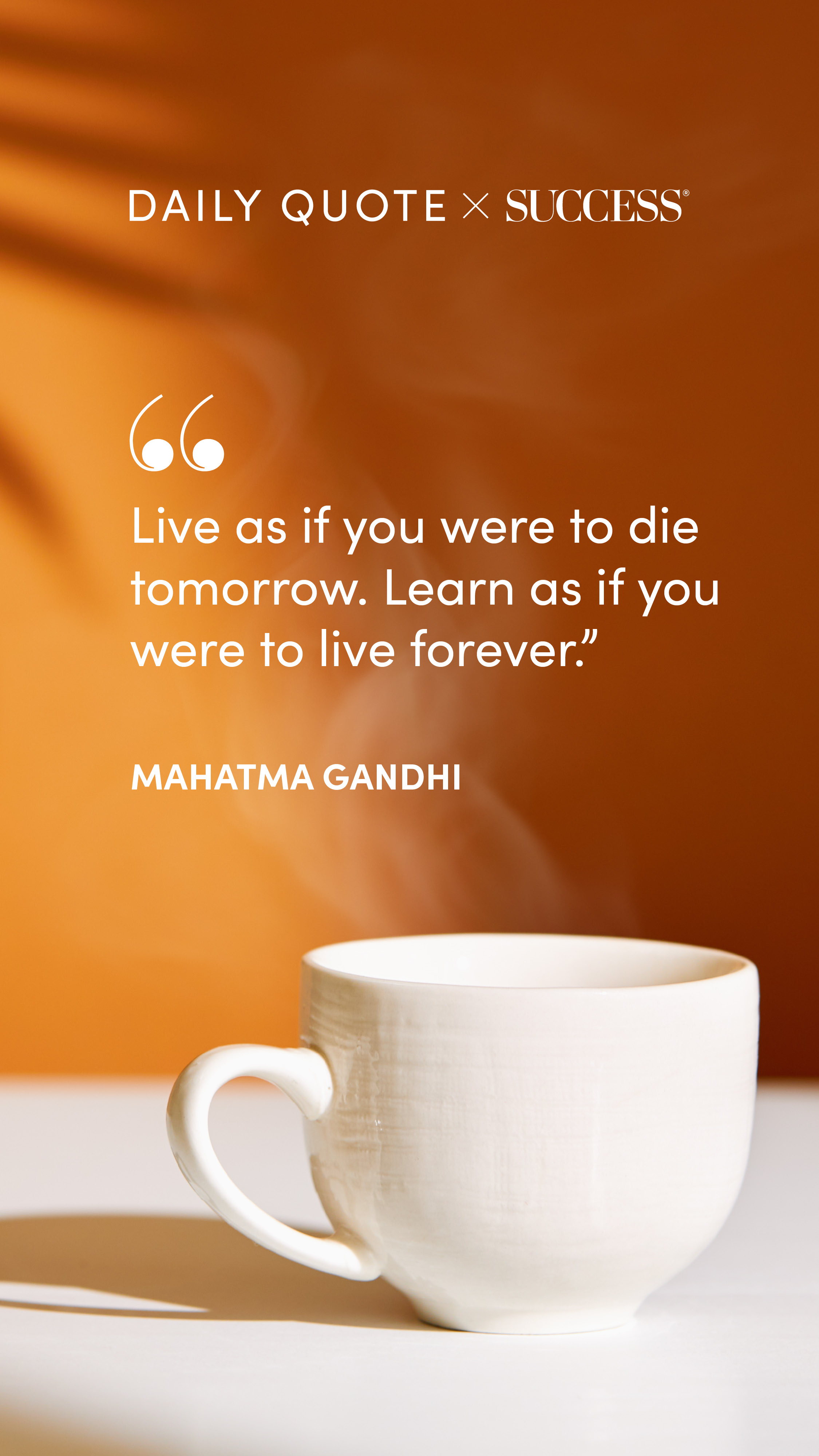 Quote graphic from Mahatma Gandhi on Stay Curious
