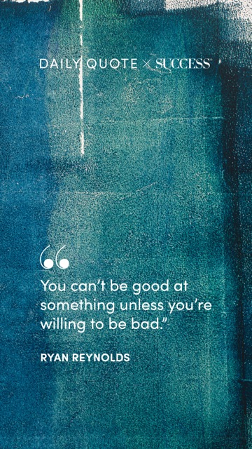 Quote graphic from Ryan Reynolds on Find Your Edge