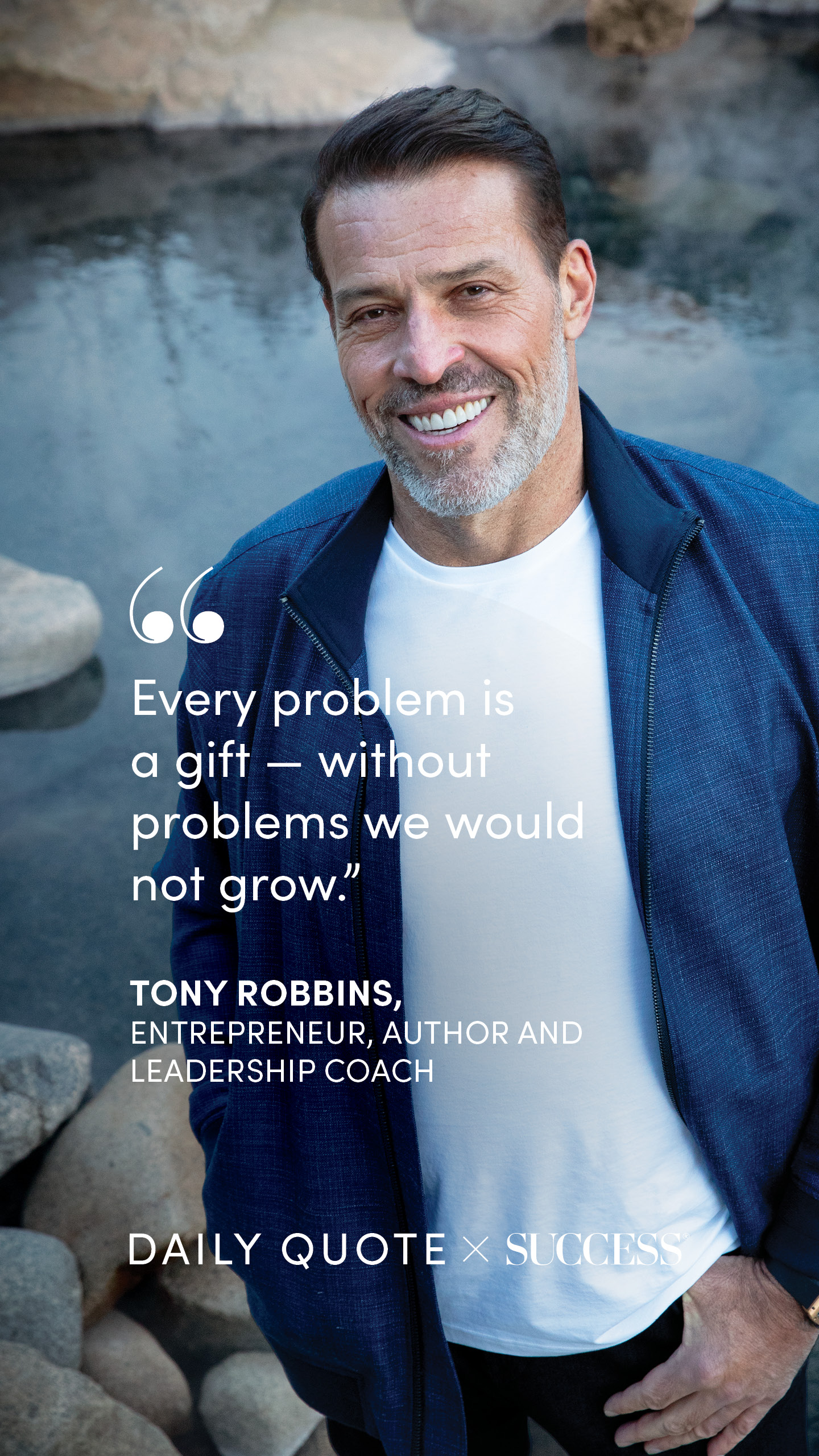 A recent SUCCESS daily quote graphic