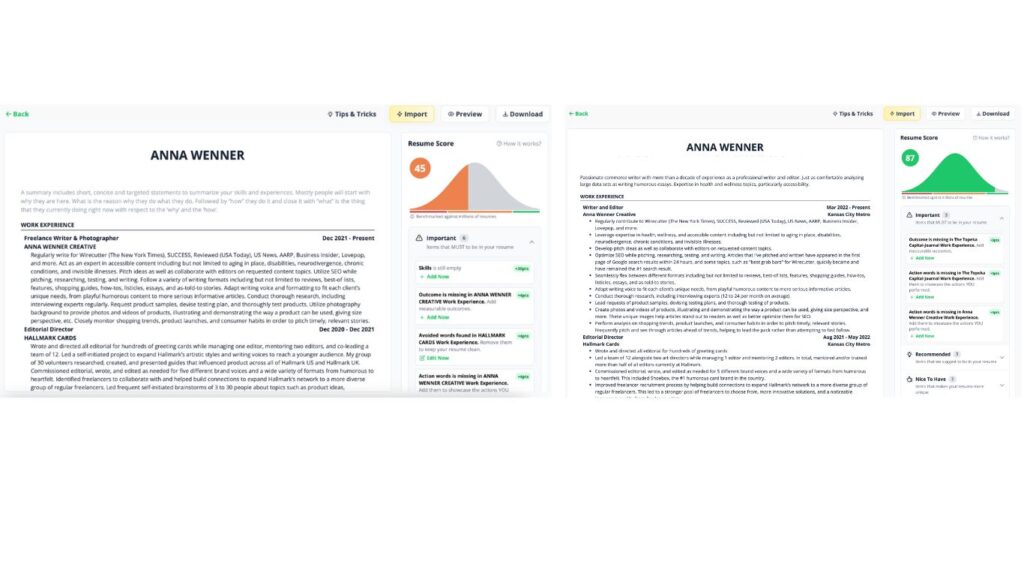 NodeFlair AI resume tool