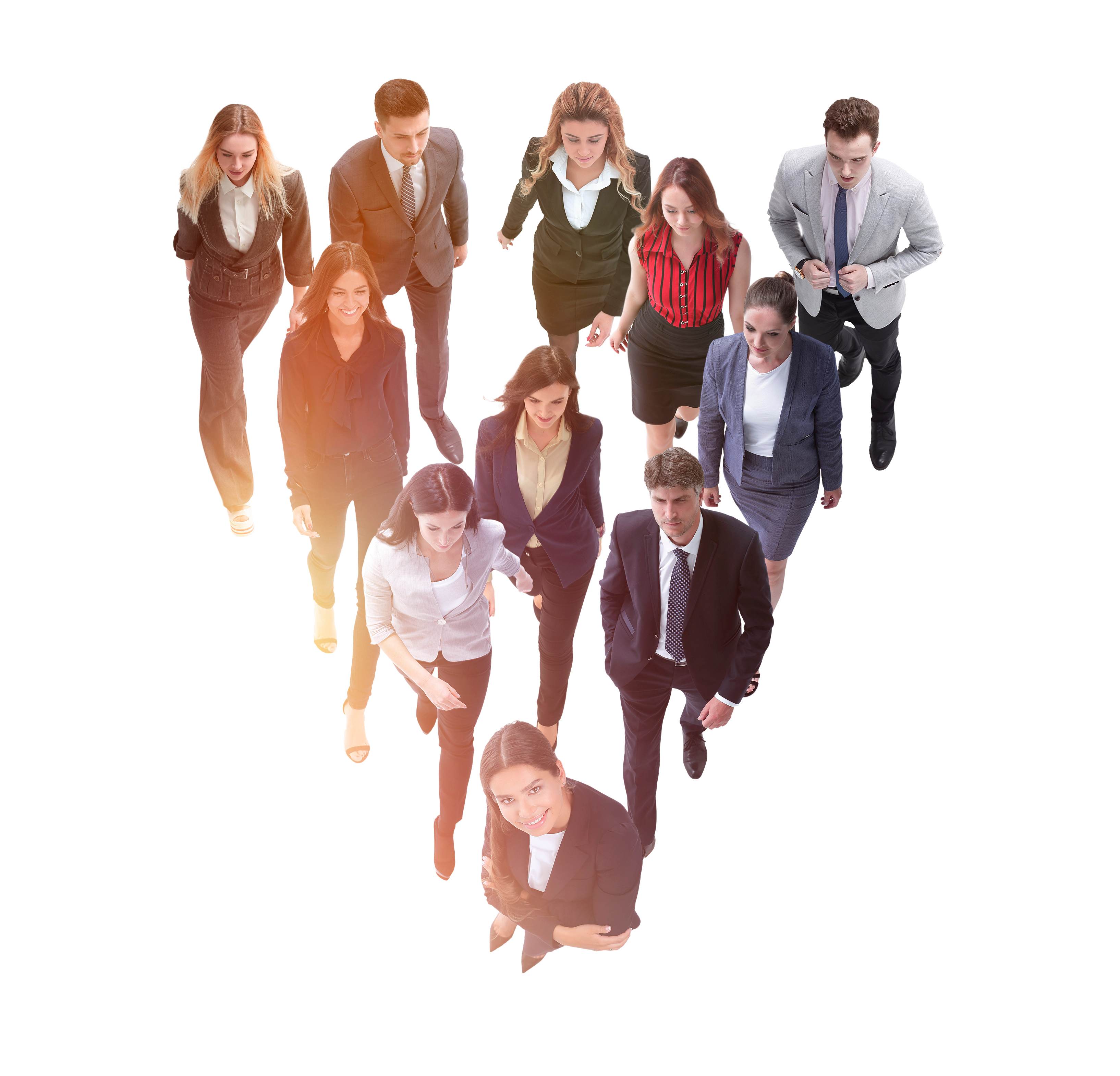 Group of business individuals