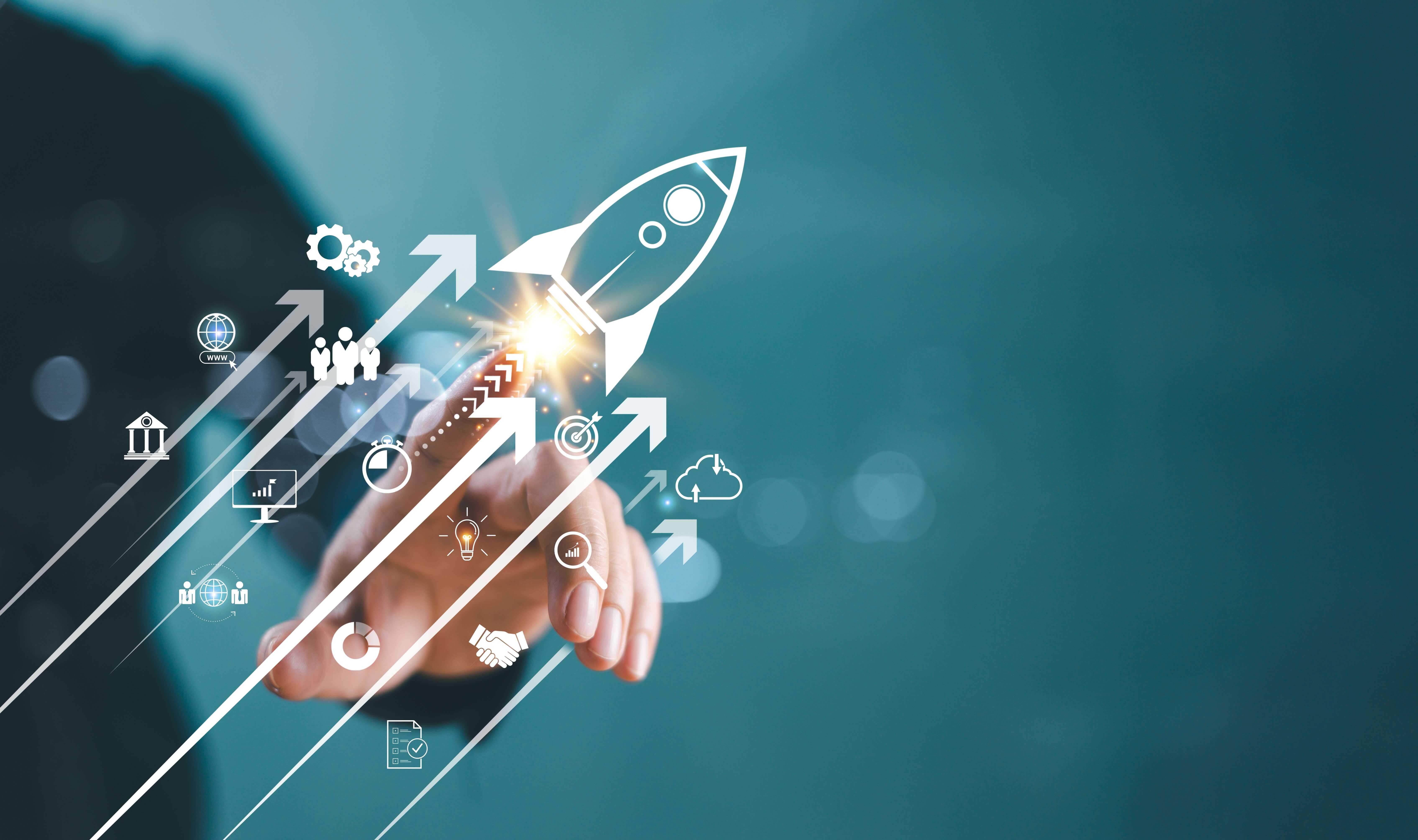 Increase strategy business plan trend concept.