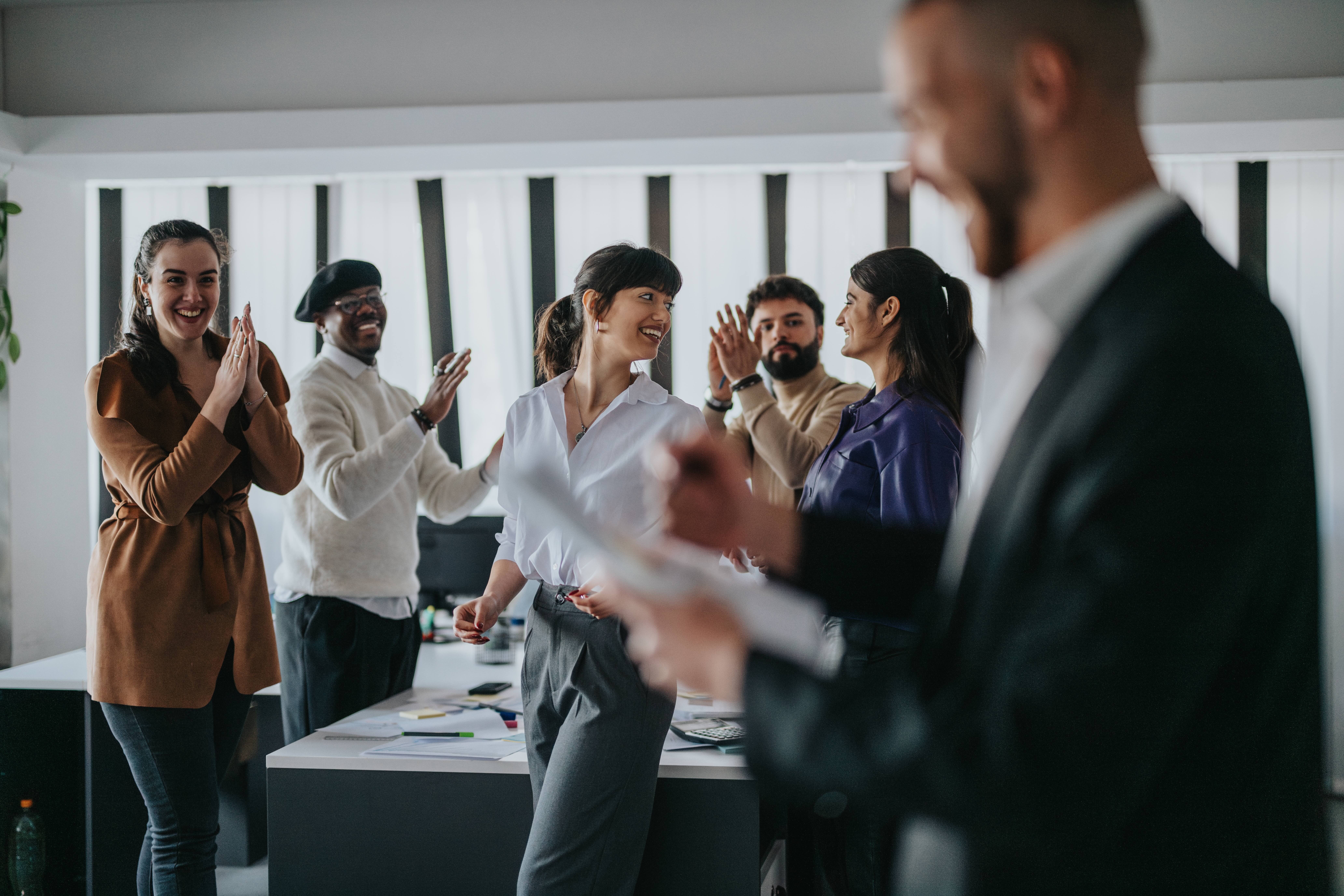 Group of motivated professionals