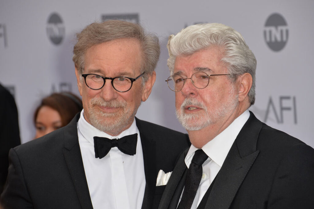 Steven Spielberg and George Lucas