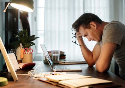 man feeling stress he needs to control