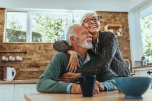 Happy couple in a healthy relationship