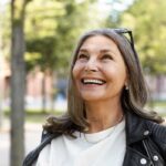 happy woman who reduced negative thoughts