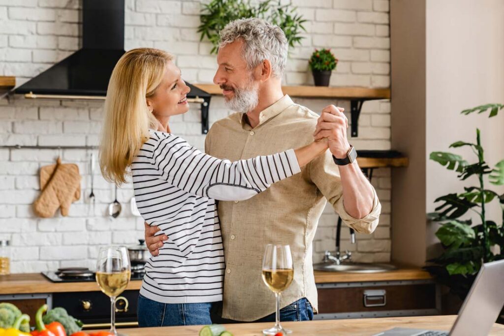 happy couple who have put each other first in marriage