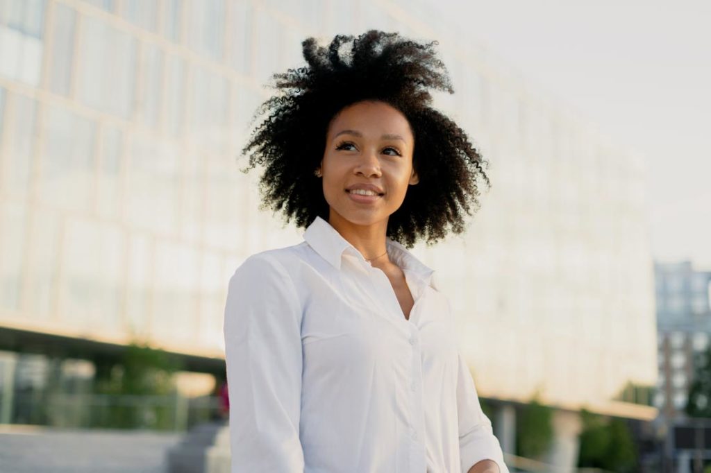 woman succeeding by doing her best