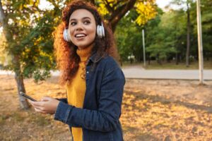 woman taking a walk to boost creative problem-solving skills