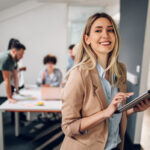 business women in the office exemplifying action quotes