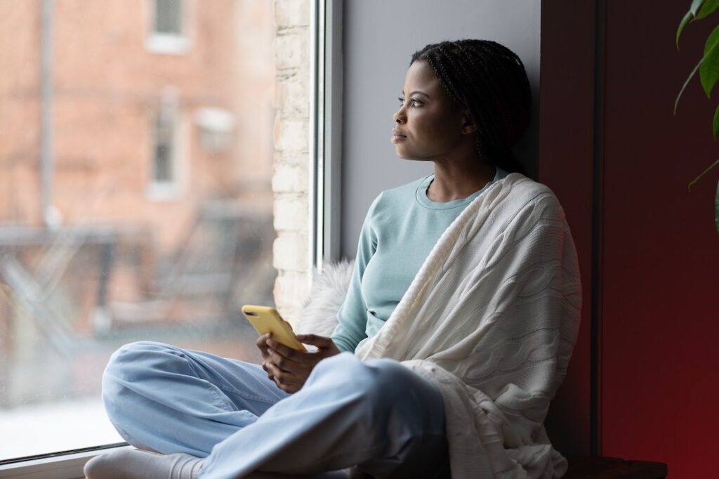 woman learning to forgive herself