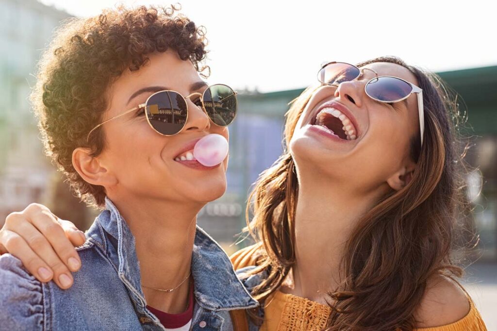 friends laughing and not taking life too seriously