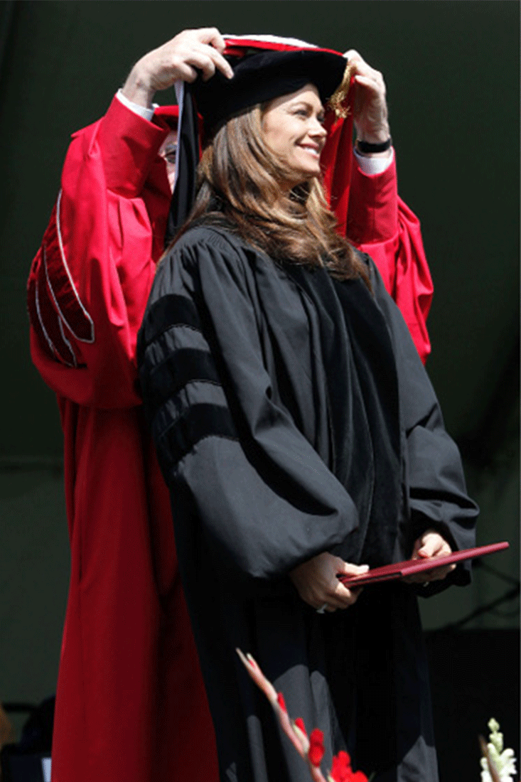 Kathy Ireland Graduation  Getty