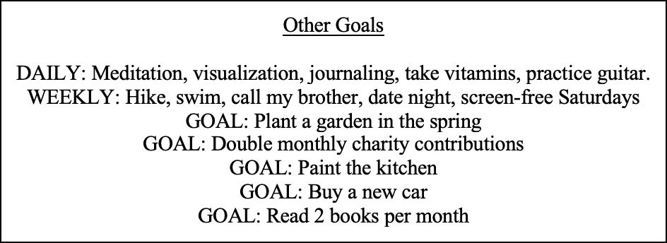 Other Goals