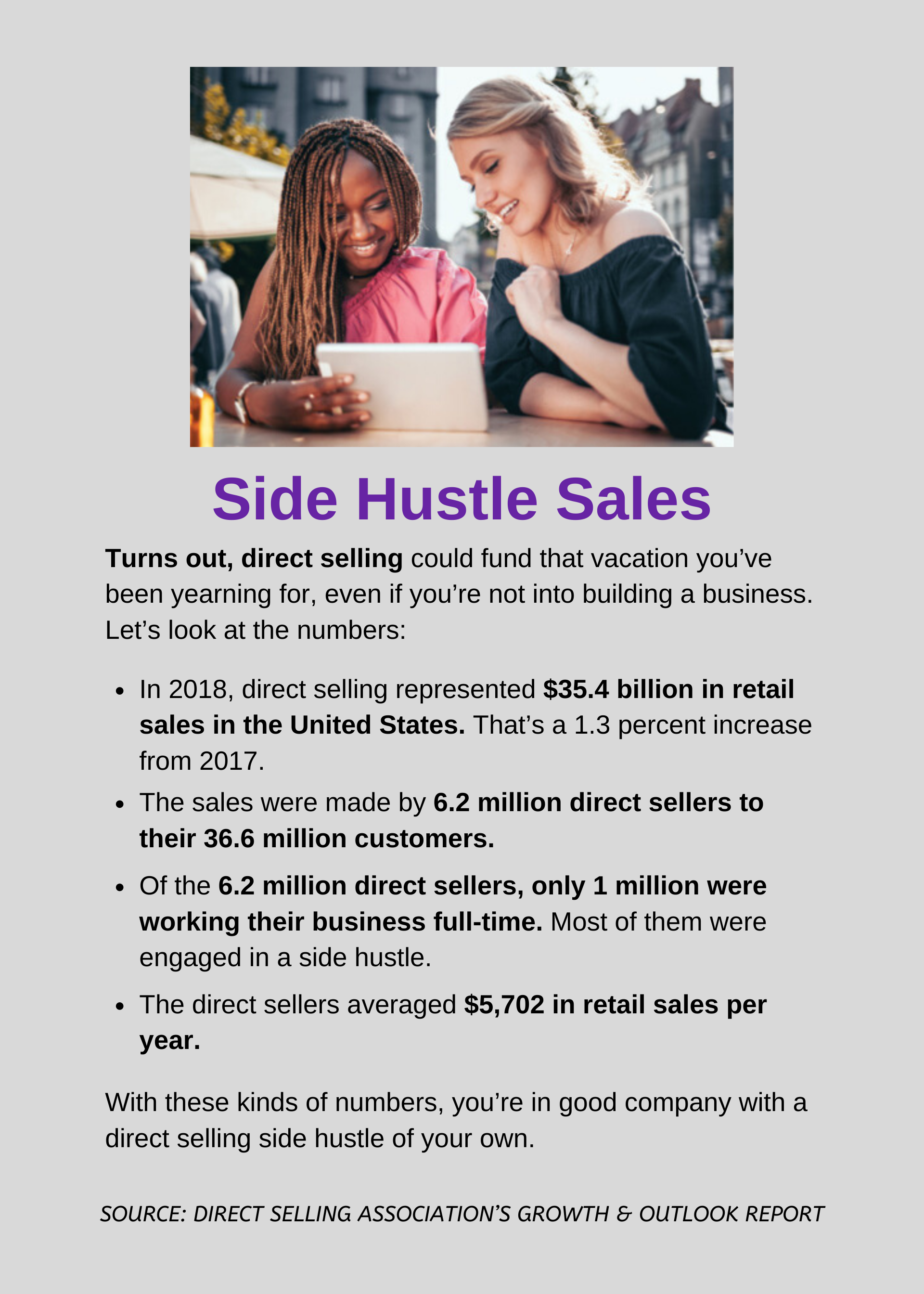 direct selling side hustle