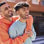 two guys connecting with each other