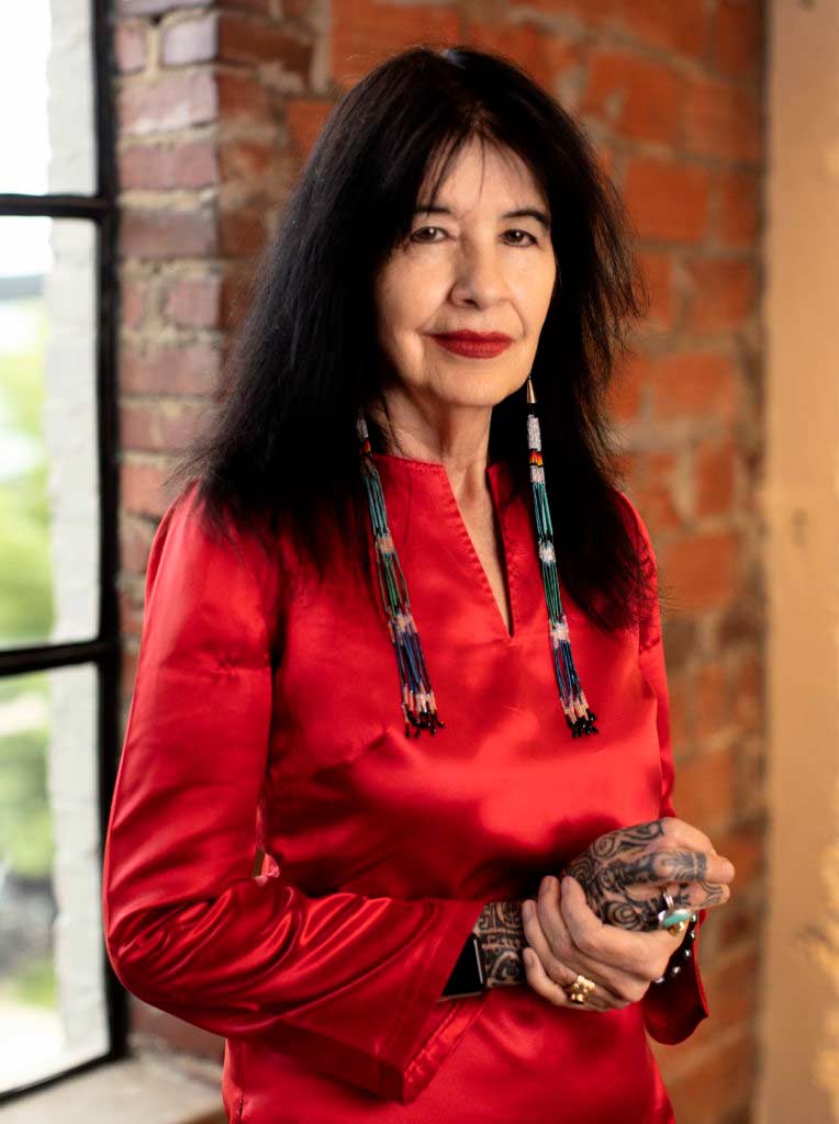 Joy Harjo ©MatikaWilbur Portrait 1 190911 002147 764x1024 1