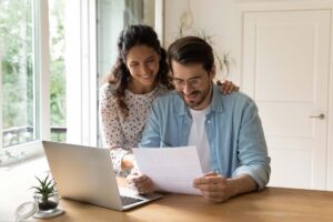woman being supportive to partner through career change