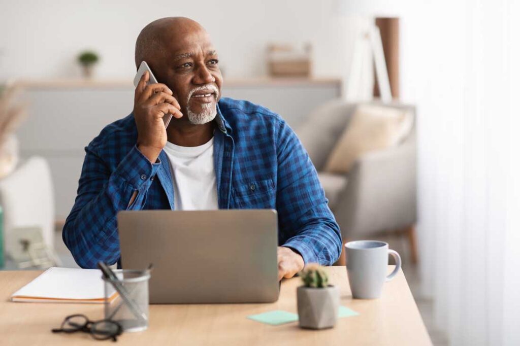 older man wondering if it's time to retire