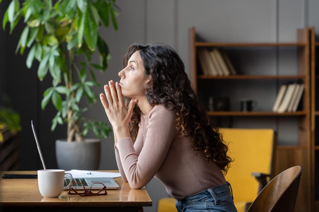 woman with grit considering quitting