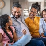 family discusses business strategies at home