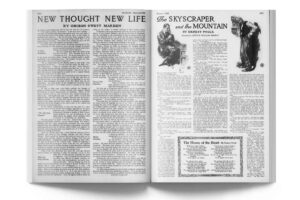 A photograph of an old copy of SUCCESS magazine open to an article about the mind-body connection