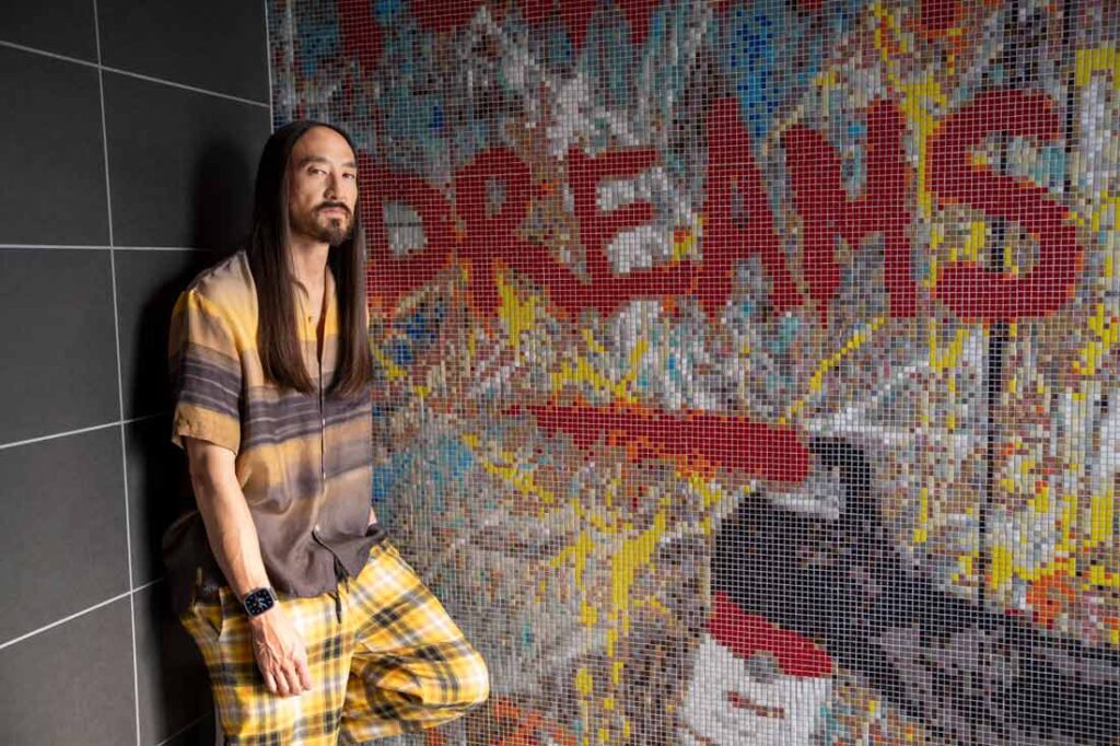 DJ Steve Aoki founder of the Aoki Foundation