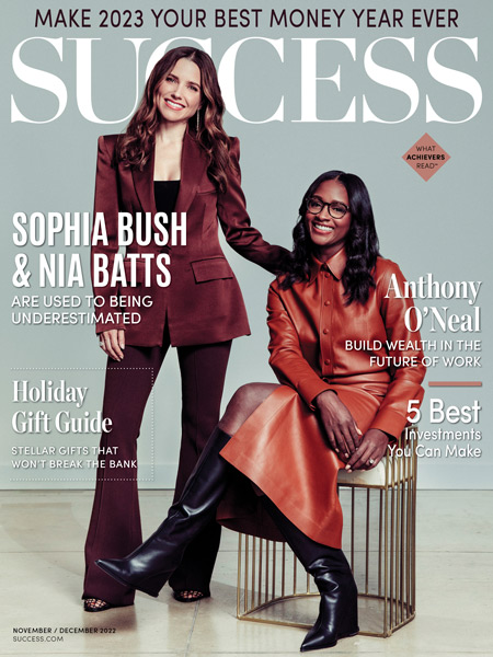 SOPHIA BUSH And NIA BATES Success Mag Cover Small