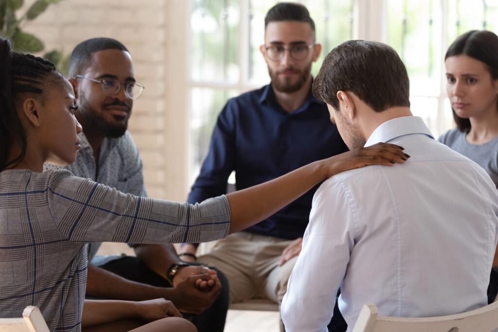 Group of young staff showing why is empathy important