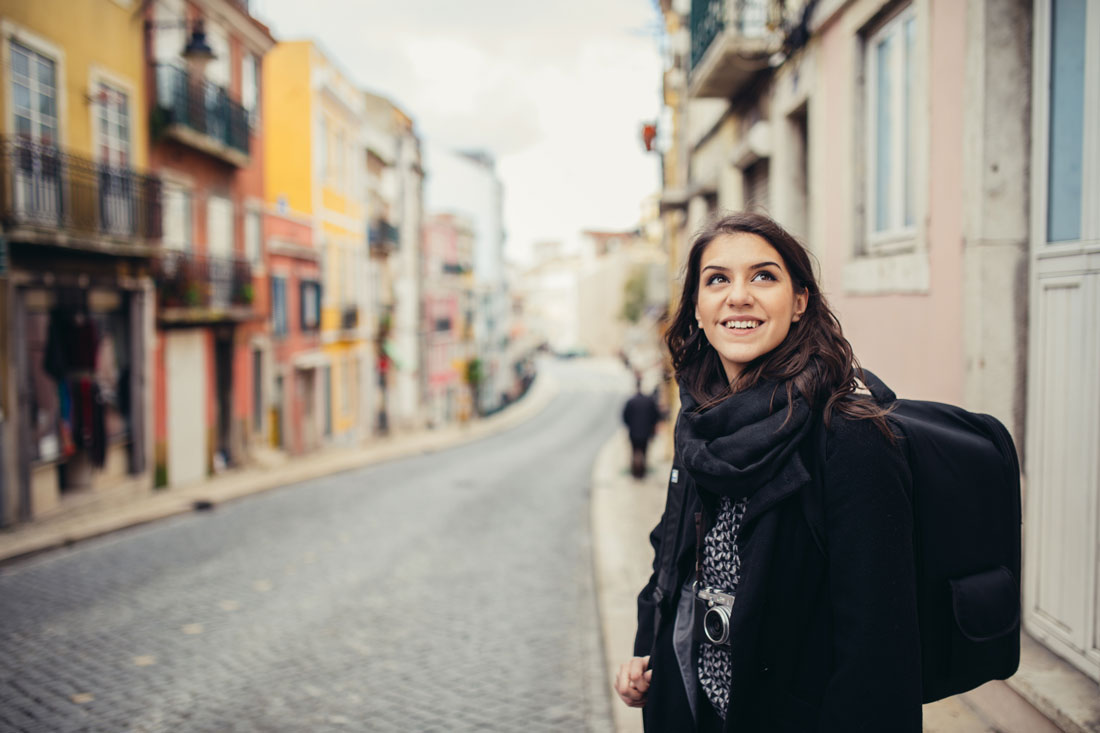 Female solo traveler