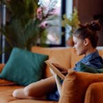 young women relaxing and reading emotional intelligence books