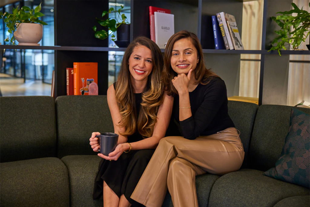 Founders Tasneem Amina and Justine Palefsky