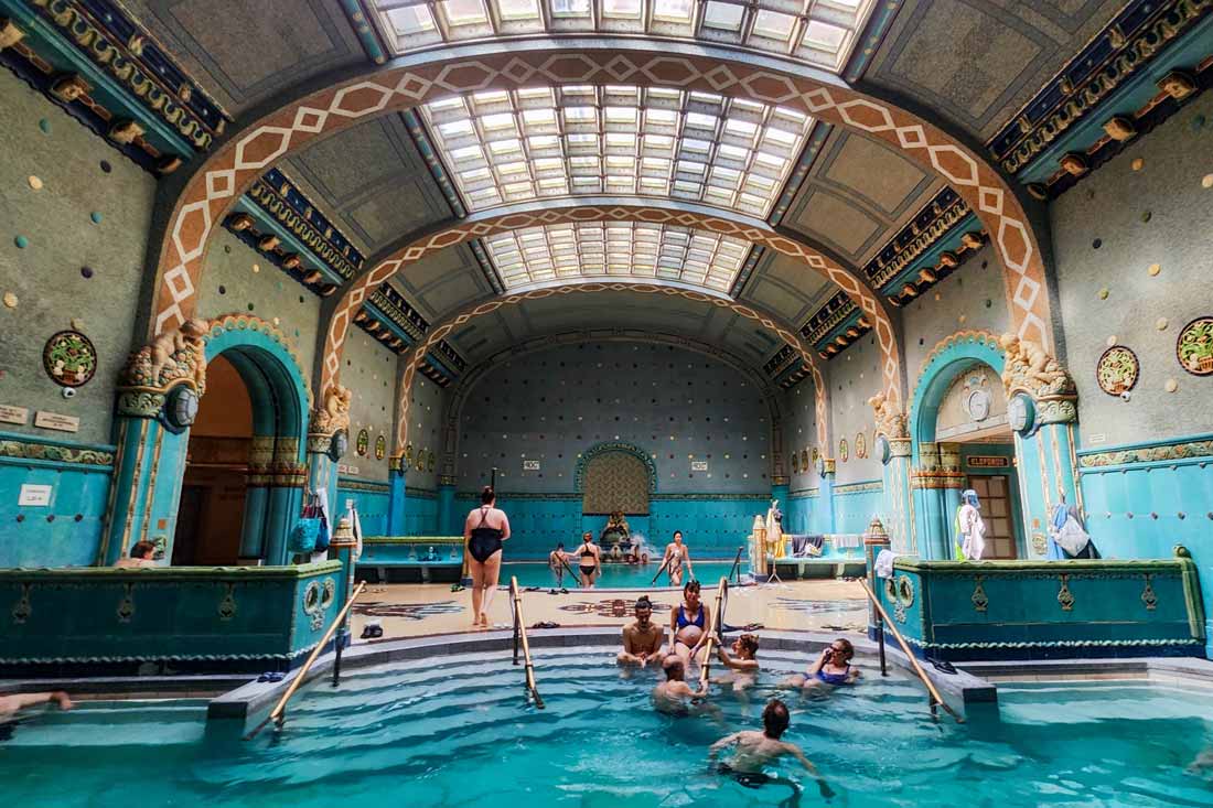 Thermal Pool in Budapest Hungary