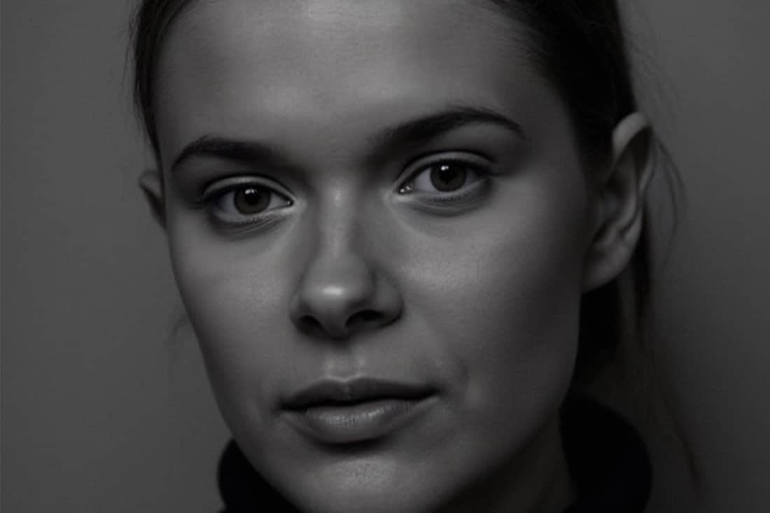 kacy stone headshot in black and white