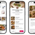 airbnb app interface showing new features and experiences