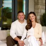 Tim & Demi-Leigh Tebow sitting on couch