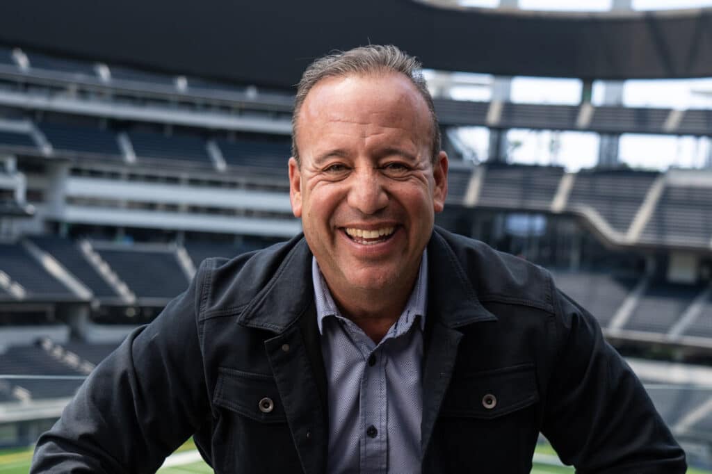 David Meltzer smiling