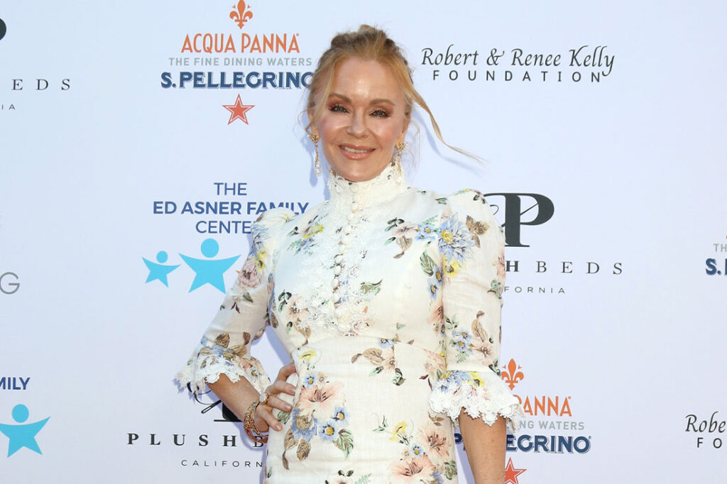 Jill Whelan on the red carpet