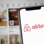 Airbnb Logo Displayed on Smartphone Screen
