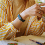 woman with Bee watch