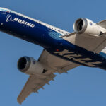 Newly Made Aircraft Boeing named as Boeing 777X its a new variant with variable wingtips