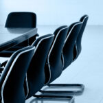 seats at a conference table