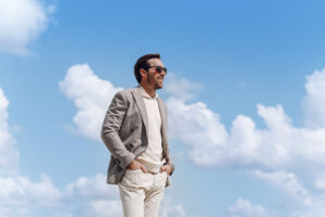 Rob Edwards with cloud backdrop