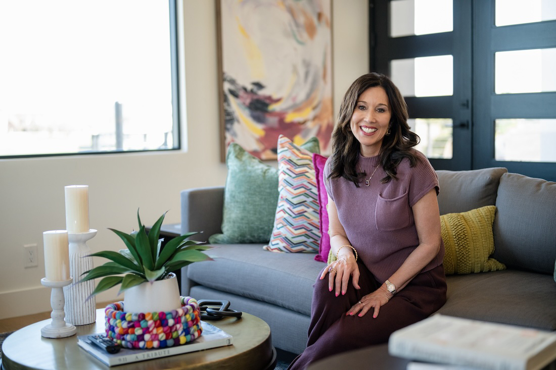 Image of Tresa Todd sitting on a couch