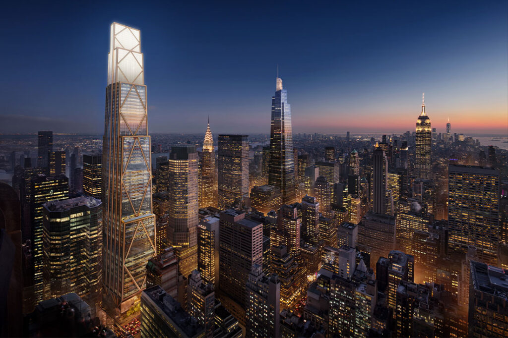 skyline of new york city